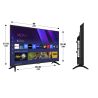 TV Smart 32'' HD LED 80 cm Netflix YouTube PrimeVideo