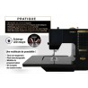 Machine à coudre JAZZ 38C Table de travail amovible kit de couture inclus