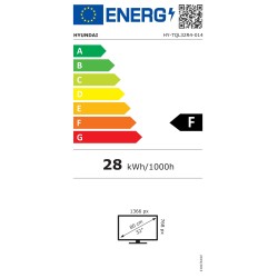 TV 32'' HD LED 80 cm avec triple tuner USB et HDMI - Reconditionné