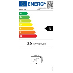 TV 32'' HD LED 80 cm avec triple Tuner USB et HDMI - Reconditionné