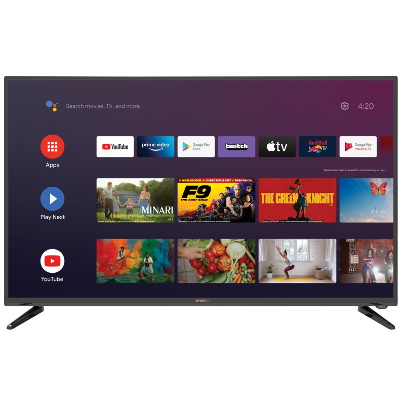 TV Android 43'' Full HD LED 109 cm Google Assistant et Netflix