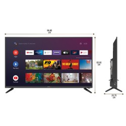 TV Android 43'' Full HD LED 109 cm Google Assistant et Netflix