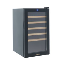 Cave à vin 41 bouteilles  91L single zone  clayette métal finition bois