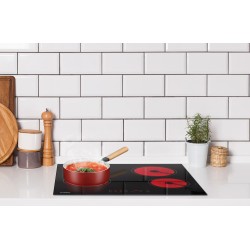 Plaque vitrocéramique 4 foyers Table de cuisson 6000W 9 puissances - touche tactile