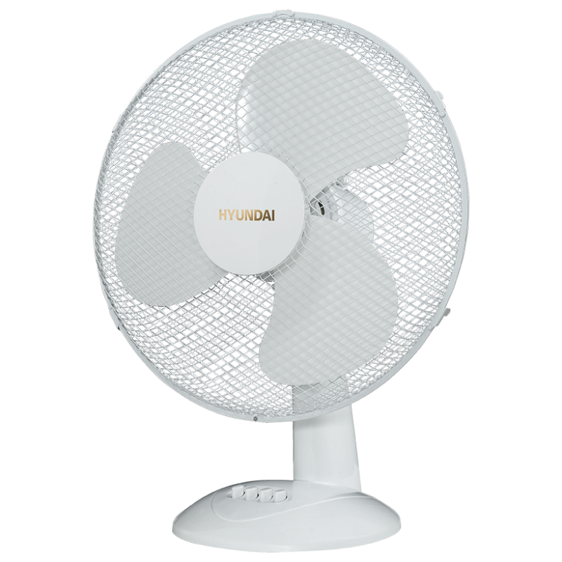 Ventilateur de table 12'' blanc 40W
