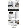 Climatiseur mobile reversible 12000 BTU auto-évaporation Affichage LED - télécommande