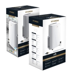 Climatiseur mobile reversible 12000 BTU auto-évaporation Affichage LED - télécommande