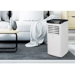 Climatiseur mobile 7000 BTU auto-évaporation Affichage LED - télécommande